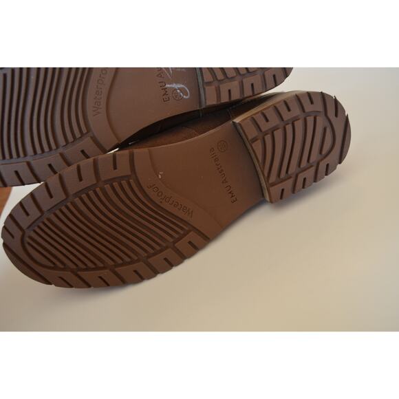 EMU Australia Bernice Shearling Lace Up Short Boot Size 7 - Picture 7 of 7